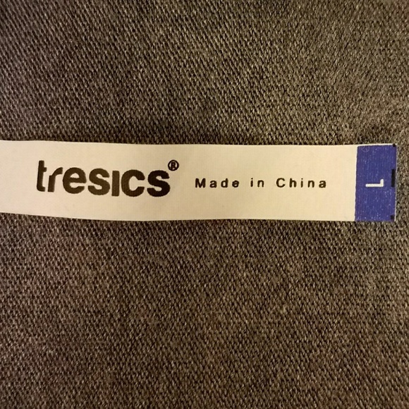 Tresics Large Gray Long Sleeve Casual Sweater - Picture 5 of 6